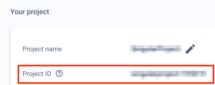 Firebase Project ID