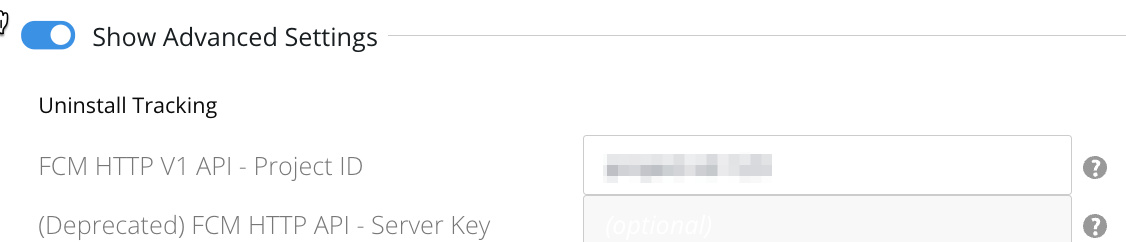 Singular Project ID Configuration